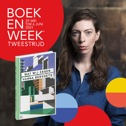 Boekenweek 2021: Hanna Bervoets met het Boekenweekgeschenk 'Wat wij zagen'