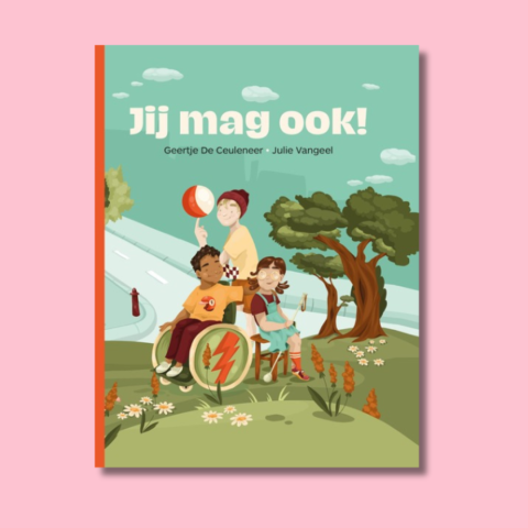 cover boek 'Jij mag ook' van Geertje De Ceuleneer en Julie Vangeel