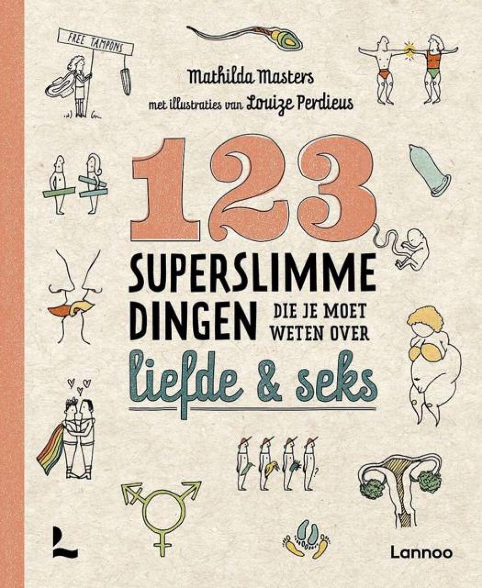 cover boek 123 superslimme dingen die je moet weten over liefde & seks van Mathilda Masters