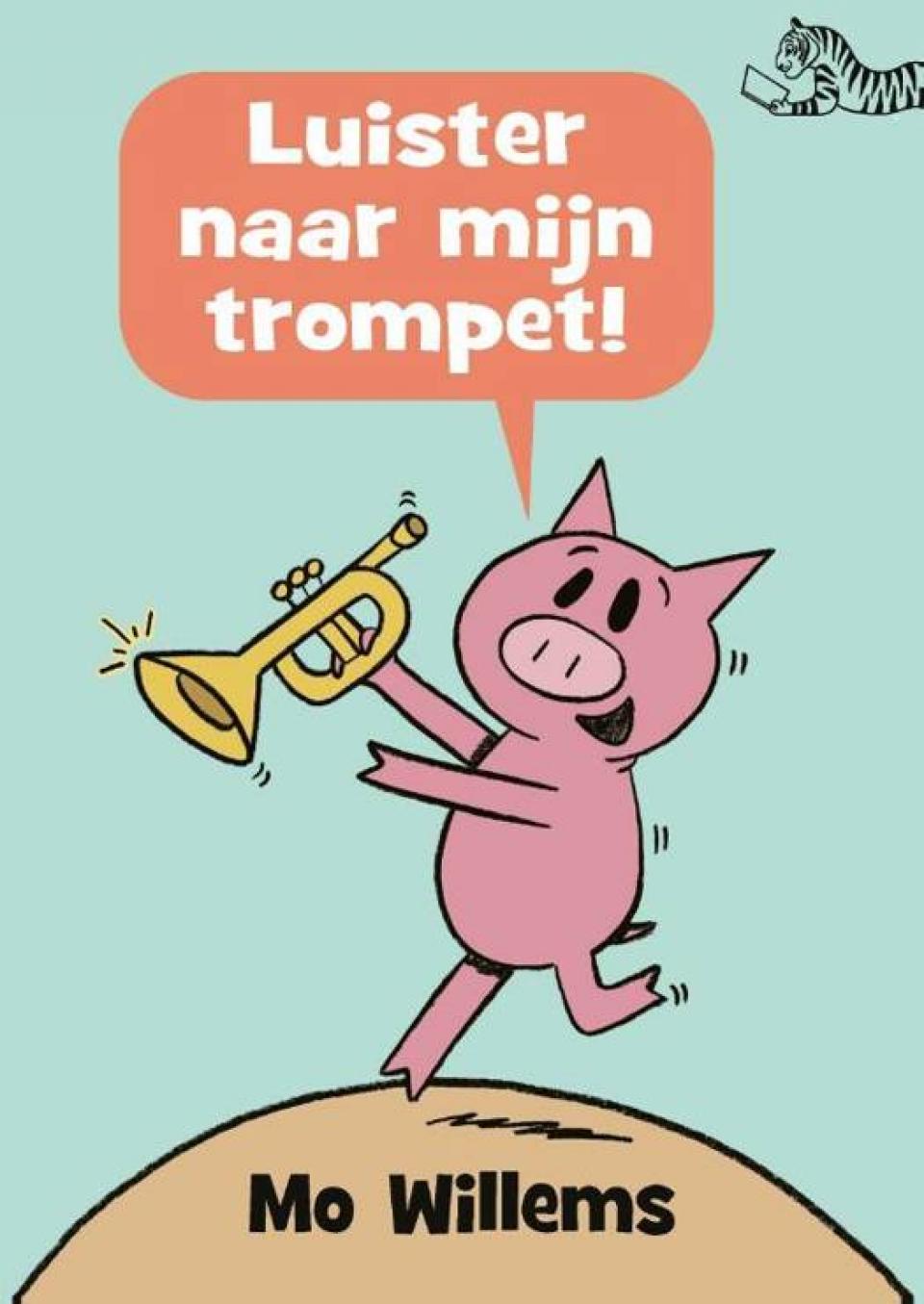 cover boek Luister naar mijn trompet van Mo Willems 